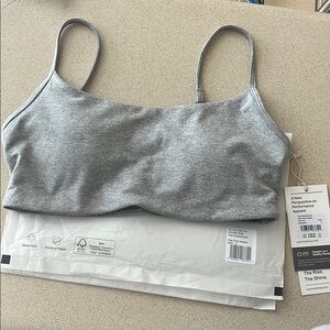 Vuori Halo Essential Bra - Pale Heather Gray